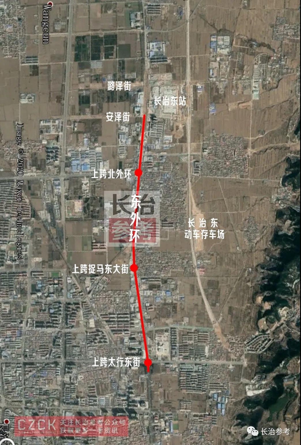 长治市市政管理中心      建设地点: 项目位于潞州区,南起现状太行东