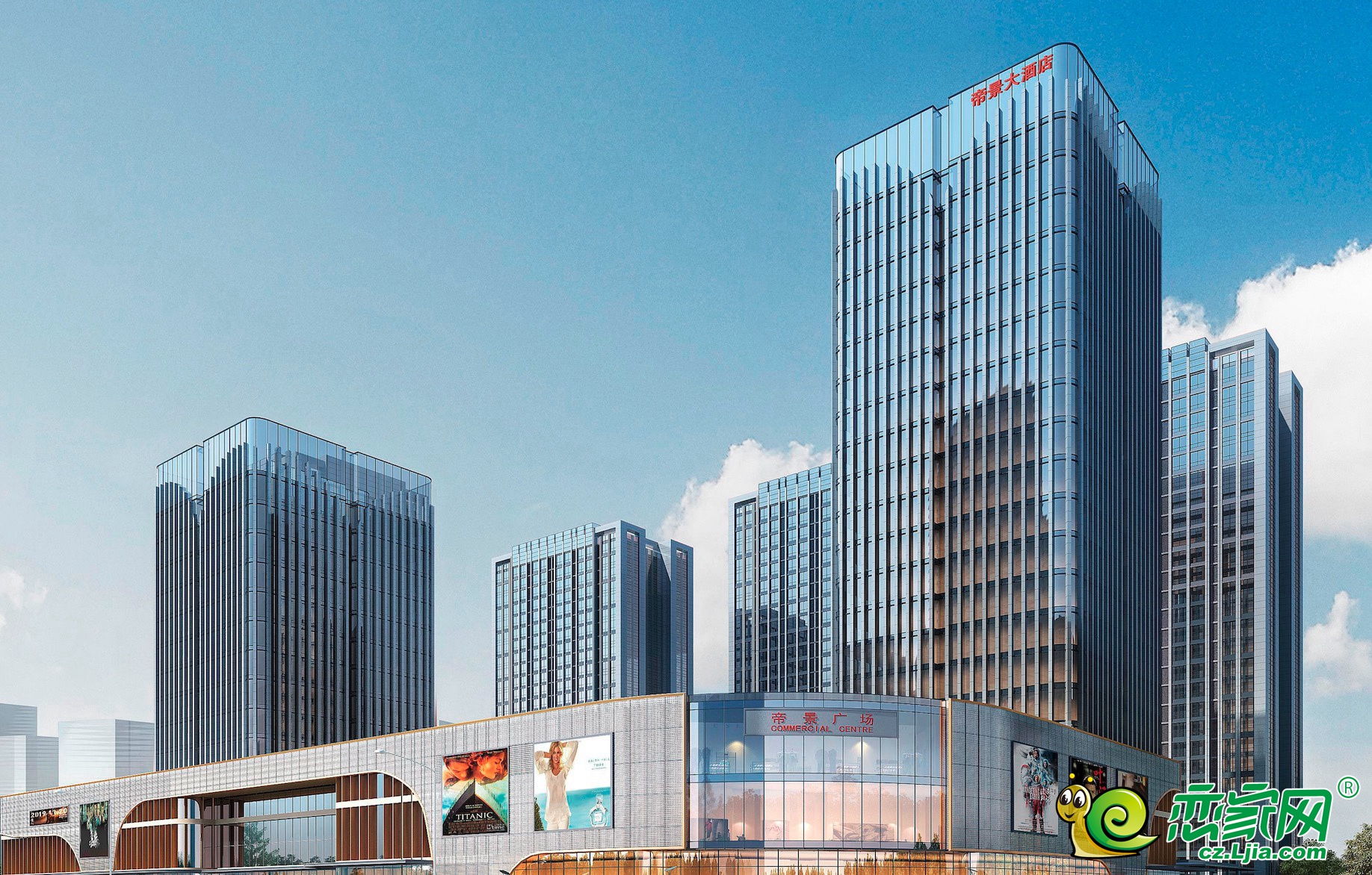 帝景广场效果图_长治帝景广场效果图_恋家网