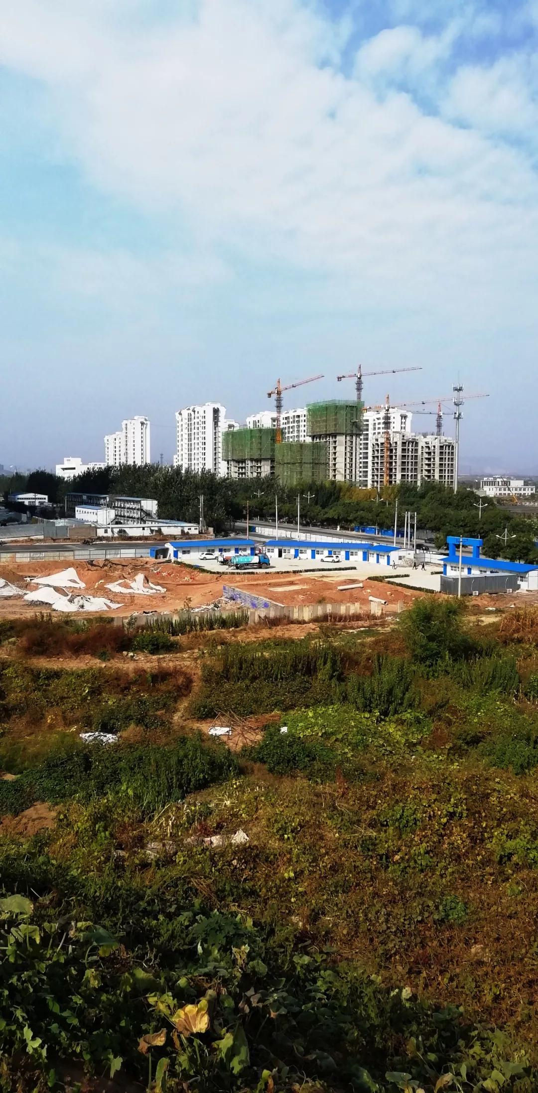 约200亩茶棚沟公园已动工