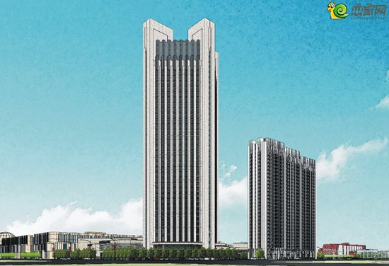 新乡cbd京豫鸿基迎宾大厦规划建设1栋39层商业办公综合楼
