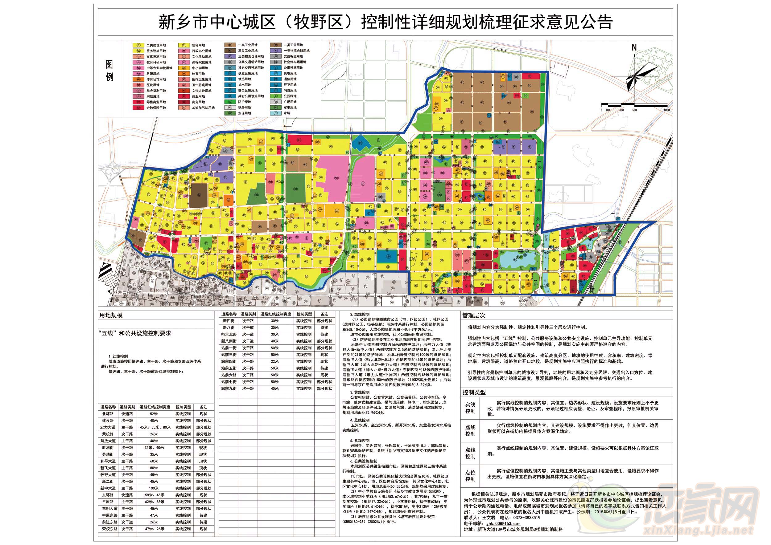 2015年新乡市中心城区控制性详细规划即将出炉