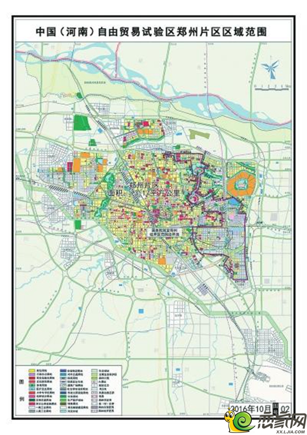 2035年以前郑州片区空间布局规划公示