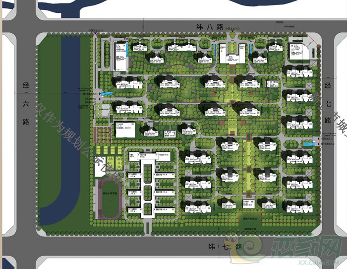 云溪九里规划出炉 拟建31栋住宅 配建小学,幼儿园