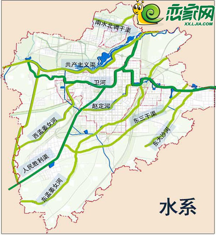 曝!新乡中心城区水系连通生态建设规划(2016-2020)