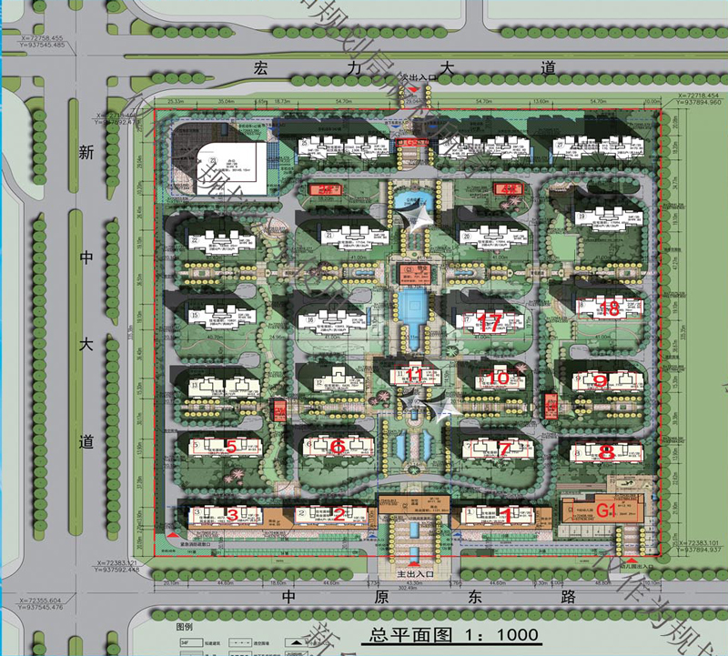 大桥云锦府1-18#楼建设工程公示牌出炉