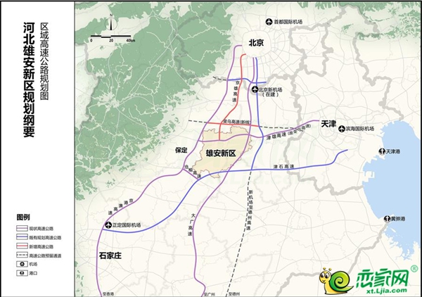 河北雄安新區規劃綱要圖,或將隔空帶動邢臺