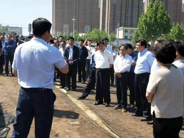 的"邢台市城建系统重点工作观摩调度会:由邢台市副市长张志峰带队