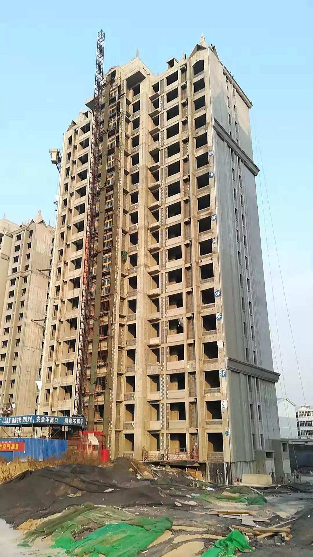 永康上东首府一期12月份工程进度播报