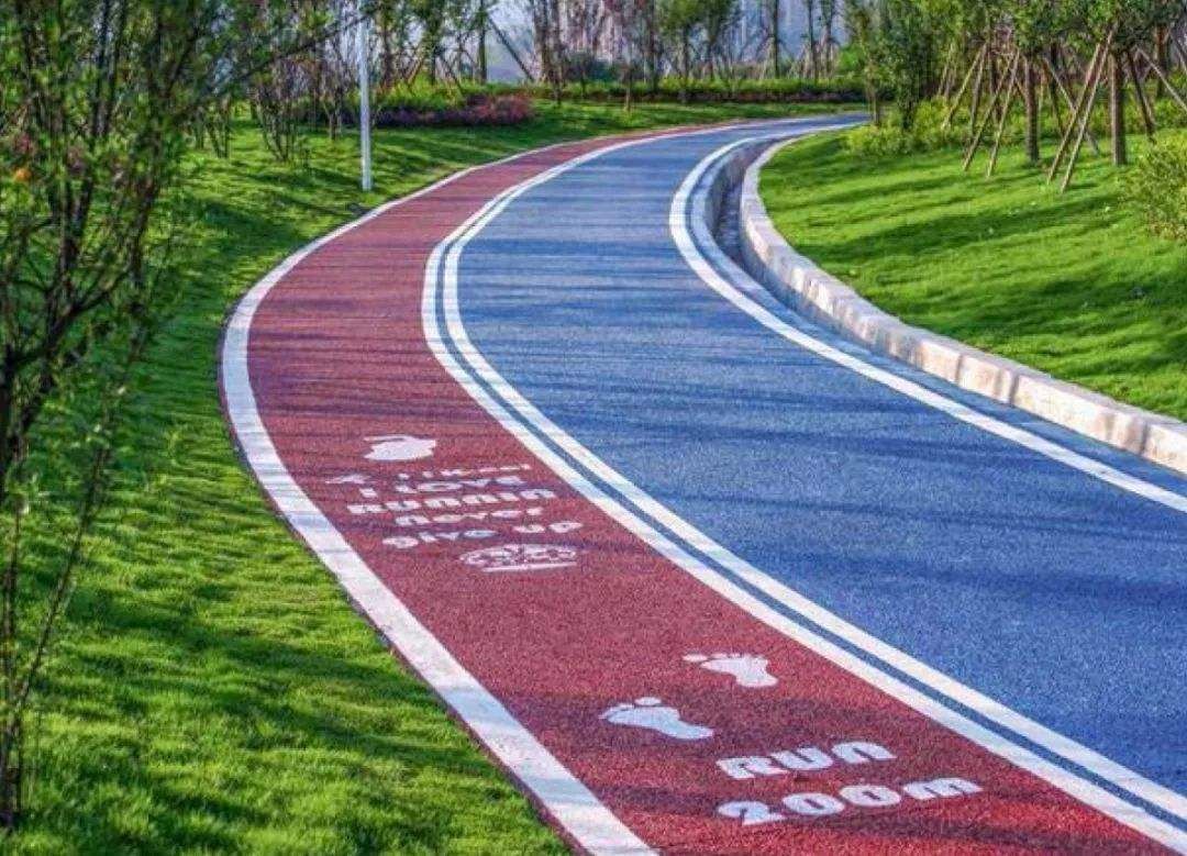 818米彩色环形跑道