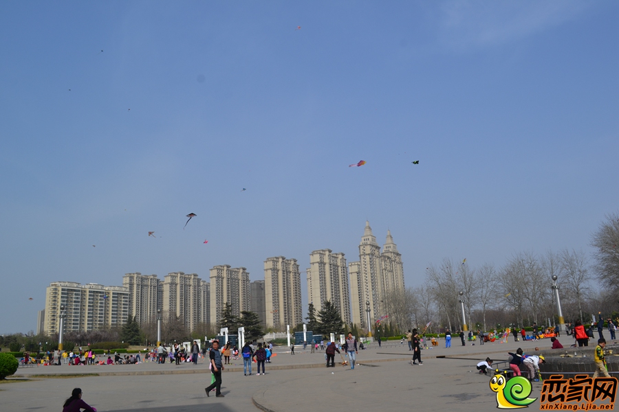 林溪湾鲲鹏会首届风筝节在牧野广场正式拉开帷幕