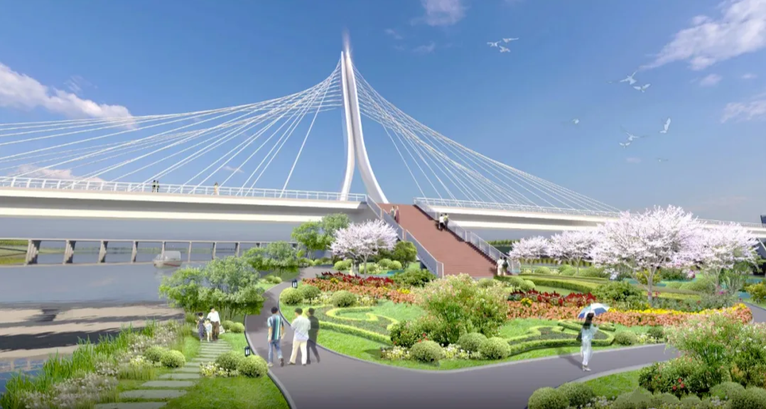 生态城是连接南太行和新乡中心城区的重要节点,通过"以水润城","以